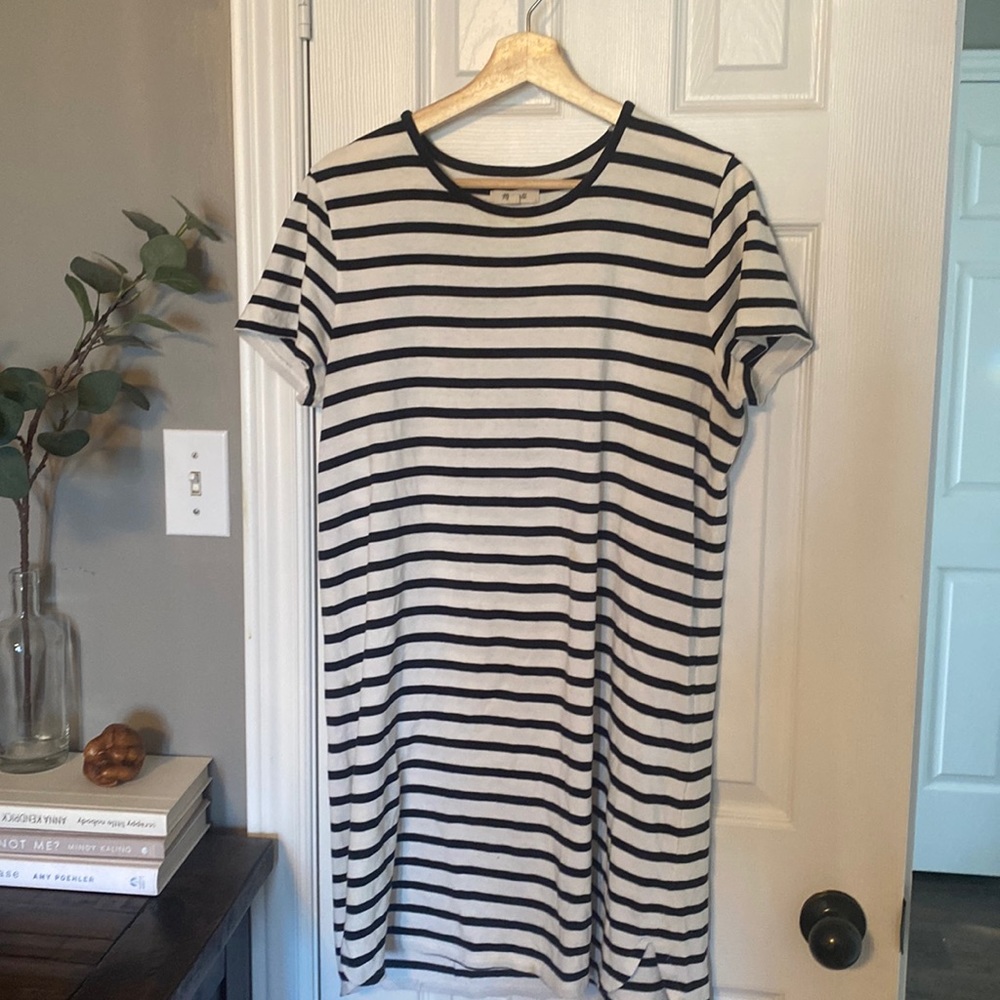 100% cotton Madewell t-shirt dress, Large